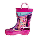 Disney Parent Brand Little & Big Girls Minnie Rainboots Flat Heel Rain Boots 13-1