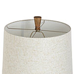 Collective Design By Stylecraft Wood Tone Table Lamp