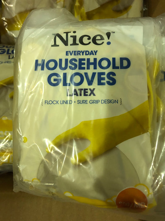 Glove Nice Household Latex Reusable New Closeout Walgreens product