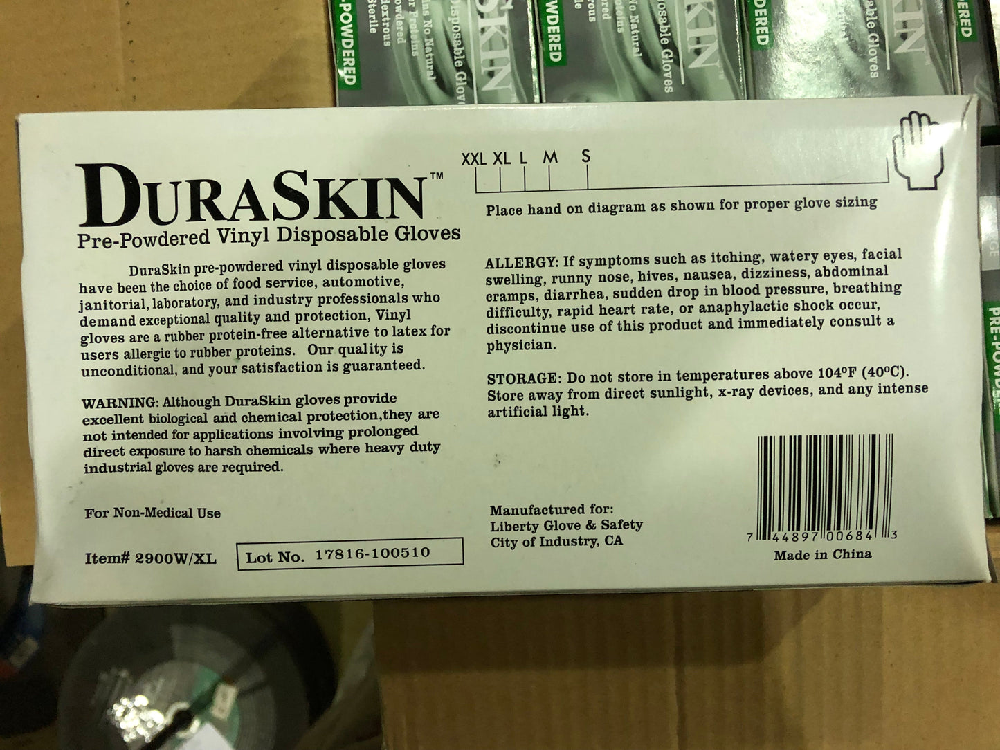 Disposable Gloves Vinyl Duraskin