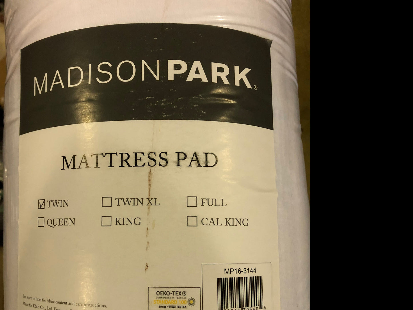 Madison Park Cloud Soft Plush Waterproof Quilted Mattress Pad Twin White New Clearance