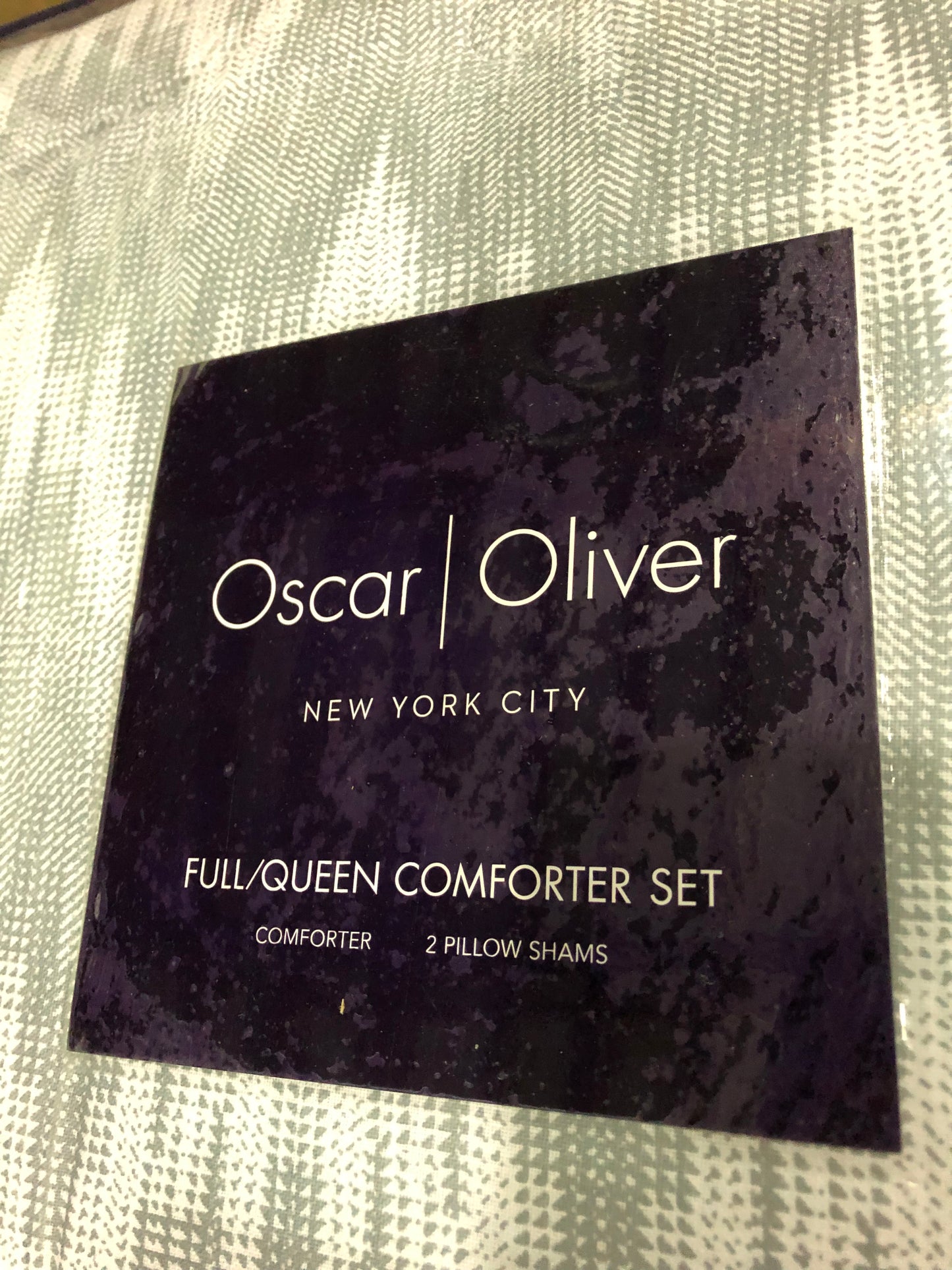 Harlow Full/Queen 3 Piece Comforter Set in Spa by Oscar|Oliver